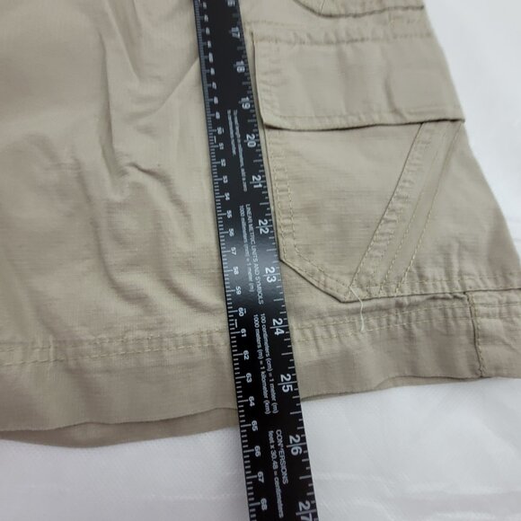NEW Architect Shorts Mens 38 Tan Khaki Cargo Beige Pockets Long 100% Cotton NWT - Picture 5 of 15